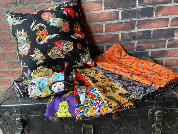 Cotton Print Pillow Cover w/ Zipper 18"x18"