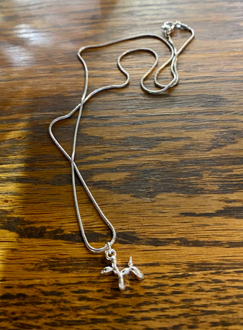 Silver Balloon Dog Jewelry