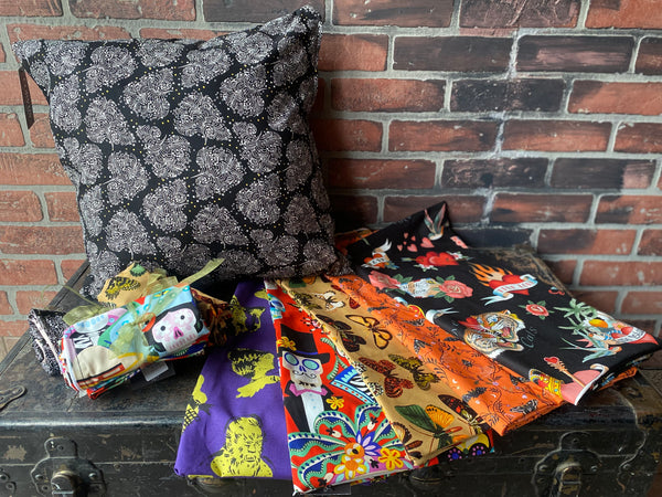 Cotton Print Pillow Cover w/ Zipper 18"x18"