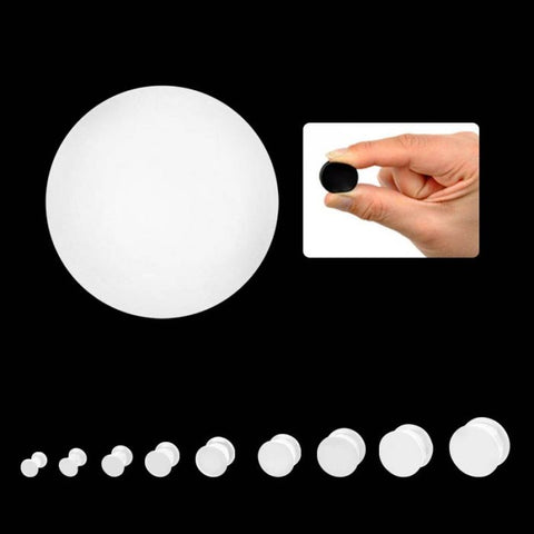 White Silicone Plugs