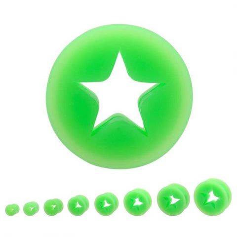 Silicone Star Tunnel- Color Options