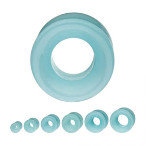 Blue Glow Tunnel Plugs - Corvus: Clothing and Curiosities