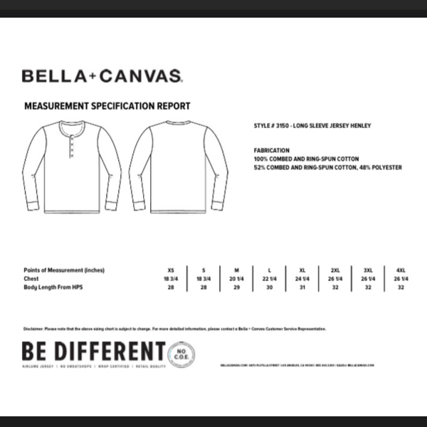 Men’s Long Sleeve Henley